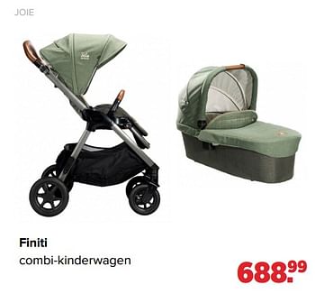 Aanbiedingen Finiti combi-kinderwagen - Joie - Geldig van 01/08/2022 tot 27/08/2022 bij Baby-Dump