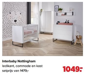 Aanbiedingen Interbaby nottingham - Interbaby - Geldig van 01/08/2022 tot 27/08/2022 bij Baby-Dump