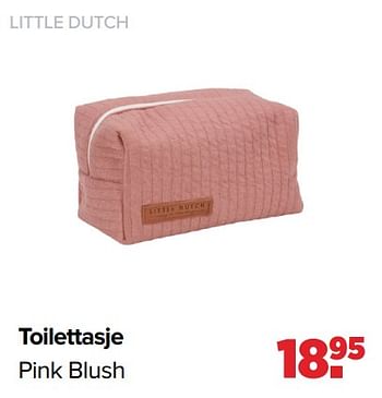 Aanbiedingen Toilettasje pink blush - Little Dutch - Geldig van 01/08/2022 tot 27/08/2022 bij Baby-Dump
