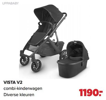 Aanbiedingen Vista v2 combi-kinderwagen - Uppababy - Geldig van 01/08/2022 tot 27/08/2022 bij Baby-Dump