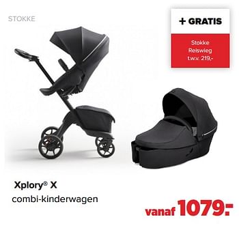 Aanbiedingen Xplory x combi-kinderwagen - Stokke - Geldig van 01/08/2022 tot 27/08/2022 bij Baby-Dump