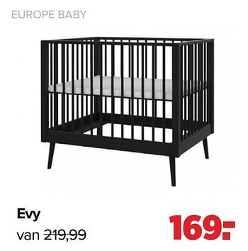 Aanbiedingen Europe baby evy - Europe baby - Geldig van 01/08/2022 tot 27/08/2022 bij Baby-Dump