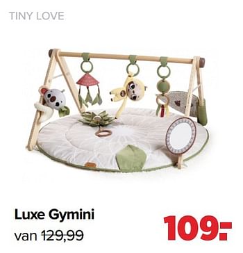 Aanbiedingen Tiny love luxe gymini - Tiny Love - Geldig van 01/08/2022 tot 27/08/2022 bij Baby-Dump