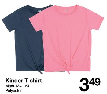 Aanbiedingen Kinder t-shirt - Huismerk - Zeeman  - Geldig van 06/08/2022 tot 12/08/2022 bij Zeeman