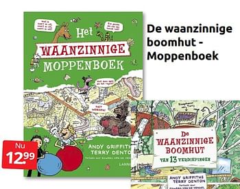 Aanbiedingen De waanzinnige boomhut - moppenboek - Huismerk - Boekenvoordeel - Geldig van 13/08/2022 tot 21/08/2022 bij Boekenvoordeel