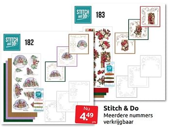 Aanbiedingen Stitch + do - Huismerk - Boekenvoordeel - Geldig van 13/08/2022 tot 21/08/2022 bij Boekenvoordeel