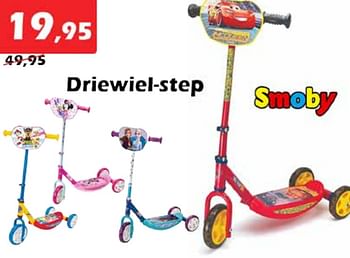 Aanbiedingen Driewiel-step - Smoby - Geldig van 04/08/2022 tot 28/08/2022 bij Itek