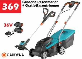 Aanbiedingen Gardena rasenmäher + gratis-rasentrimmer - Gardena - Geldig van 04/08/2022 tot 28/08/2022 bij Itek