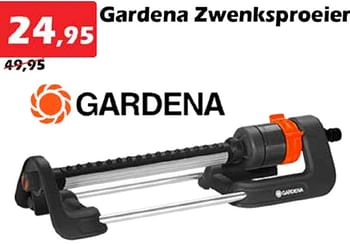 Aanbiedingen Gardena zwenksproeier - Gardena - Geldig van 04/08/2022 tot 28/08/2022 bij Itek