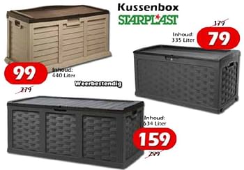 Aanbiedingen Kussenbox - Starplast - Geldig van 04/08/2022 tot 28/08/2022 bij Itek