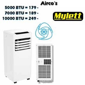Aanbiedingen Mylett airco`s 5000 btu - Mylett  - Geldig van 04/08/2022 tot 28/08/2022 bij Itek