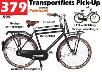 Aanbiedingen Transportfiets nexus - Talent - Geldig van 04/08/2022 tot 28/08/2022 bij Itek
