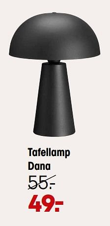 Aanbiedingen Tafellamp dana - Huismerk - Kwantum - Geldig van 22/08/2022 tot 28/08/2022 bij Kwantum