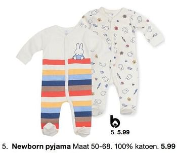 Aanbiedingen Newborn pyjama - Huismerk - Zeeman  - Geldig van 15/07/2022 tot 31/12/2022 bij Zeeman