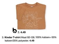 Aanbiedingen Kinder t-shirt - Huismerk - Zeeman - Geldig van 15/07/2022 tot 31/12/2022 bij Zeeman