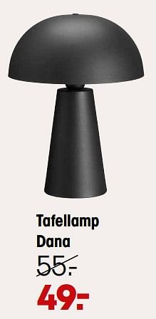 Aanbiedingen Tafellamp dana - Huismerk - Kwantum - Geldig van 29/08/2022 tot 11/09/2022 bij Kwantum