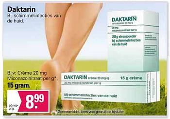 Aanbiedingen Crème miconazolnitraat - Daktarin - Geldig van 17/08/2022 tot 03/09/2022 bij De Online Drogist
