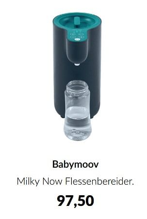 Aanbiedingen Babymoov milky now flessenbereider - BabyMoov - Geldig van 16/08/2022 tot 19/09/2022 bij Babypark