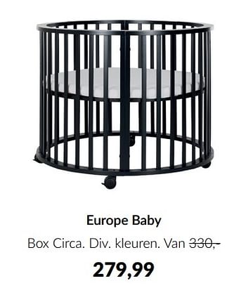 Aanbiedingen Europe baby box circa - Europe baby - Geldig van 16/08/2022 tot 19/09/2022 bij Babypark
