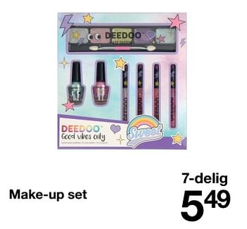 Aanbiedingen Make-up set - Huismerk - Zeeman  - Geldig van 20/08/2022 tot 26/08/2022 bij Zeeman