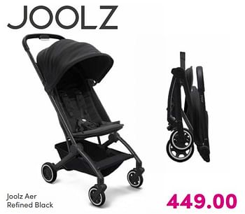 Aanbiedingen Joolz aer refined black - Joolz - Geldig van 21/08/2022 tot 27/08/2022 bij Baby & Tiener Megastore