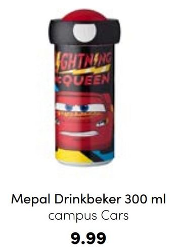 Aanbiedingen Mepal drinkbeker campus cars - Mepal - Geldig van 21/08/2022 tot 03/09/2022 bij Baby & Tiener Megastore
