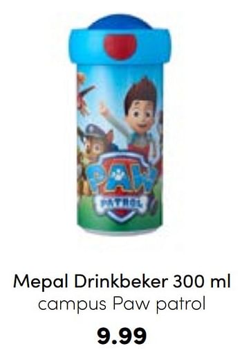 Aanbiedingen Mepal drinkbeker campus paw patrol - Mepal - Geldig van 21/08/2022 tot 03/09/2022 bij Baby & Tiener Megastore