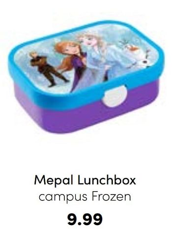 Aanbiedingen Mepal lunchbox campus frozen - Mepal - Geldig van 21/08/2022 tot 03/09/2022 bij Baby & Tiener Megastore