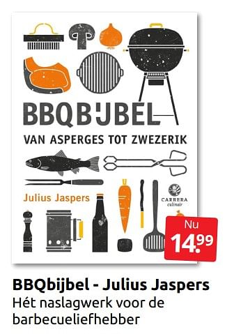 Aanbiedingen Bbqbijbel - julius jaspers - Huismerk - Boekenvoordeel - Geldig van 20/08/2022 tot 28/08/2022 bij Boekenvoordeel