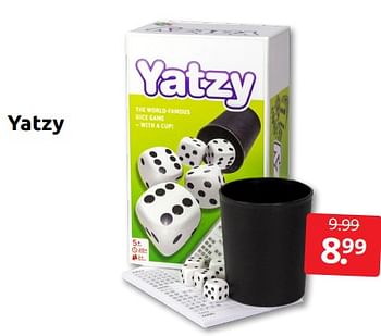 Aanbiedingen Yatzy - Tactic - Geldig van 20/08/2022 tot 28/08/2022 bij Boekenvoordeel