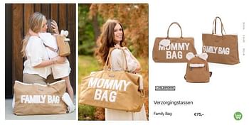 Aanbiedingen Family bag - Childhome - Geldig van 01/09/2022 tot 30/09/2022 bij Multi Bazar
