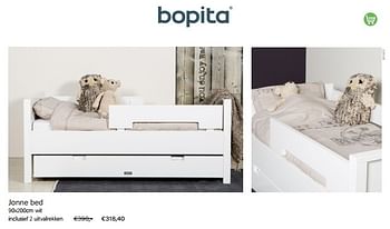 Aanbiedingen Jonne bed - Bopita - Geldig van 01/09/2022 tot 30/09/2022 bij Multi Bazar