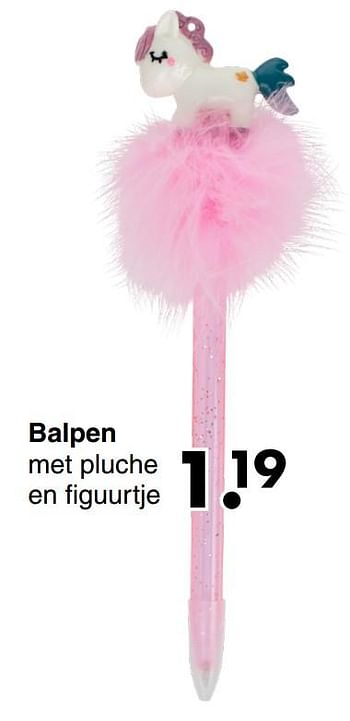 Aanbiedingen Balpen - Huismerk - Wibra - Geldig van 22/08/2022 tot 04/09/2022 bij Wibra