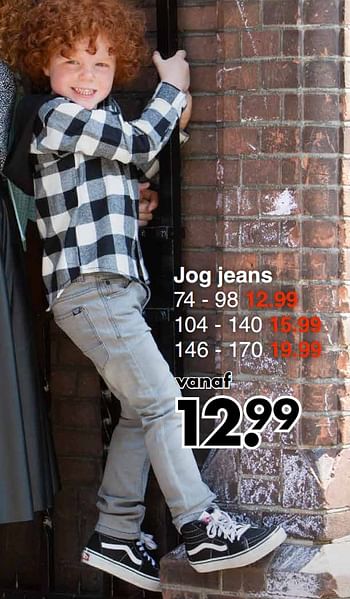 Aanbiedingen Jog jeans - Huismerk - Wibra - Geldig van 22/08/2022 tot 04/09/2022 bij Wibra