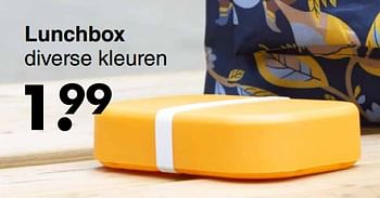 Aanbiedingen Lunchbox - Huismerk - Wibra - Geldig van 22/08/2022 tot 04/09/2022 bij Wibra
