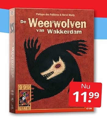 Aanbiedingen De weerwolven van wakkerdam - 999games - Geldig van 27/08/2022 tot 04/09/2022 bij Boekenvoordeel