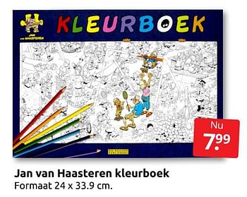 Aanbiedingen Jan van haasteren kleurboek - Jan van haasteren - Geldig van 27/08/2022 tot 04/09/2022 bij Boekenvoordeel