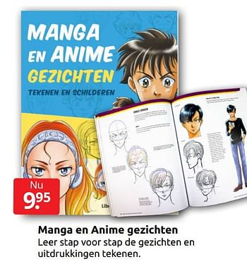 Aanbiedingen Manga en anime gezichten - Huismerk - Boekenvoordeel - Geldig van 27/08/2022 tot 04/09/2022 bij Boekenvoordeel