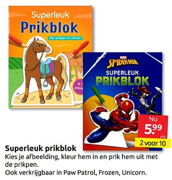 Aanbiedingen Superleuk prikblok - Huismerk - Boekenvoordeel - Geldig van 27/08/2022 tot 04/09/2022 bij Boekenvoordeel