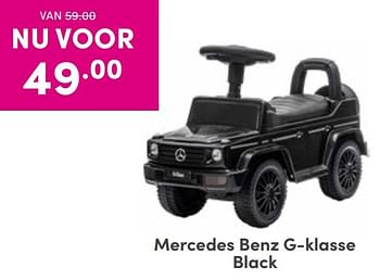Aanbiedingen Mercedes benz g-klasse black - Huismerk - Baby &amp; Tiener Megastore - Geldig van 28/08/2022 tot 03/09/2022 bij Baby & Tiener Megastore
