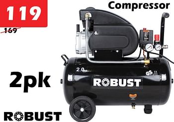 Aanbiedingen Robust compressor 2pk - ROBUST - Geldig van 18/08/2022 tot 11/09/2022 bij Itek