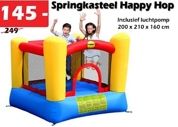 Aanbiedingen Springkasteel happy hop - Happy Hop - Geldig van 18/08/2022 tot 11/09/2022 bij Itek