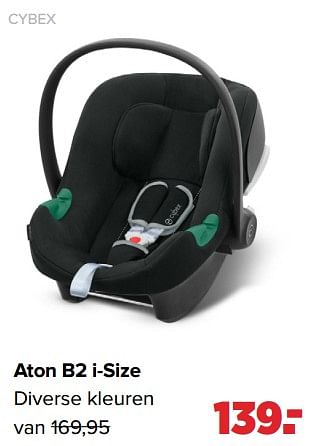 Aanbiedingen Aton b2 i-size - Cybex - Geldig van 29/08/2022 tot 24/09/2022 bij Baby-Dump
