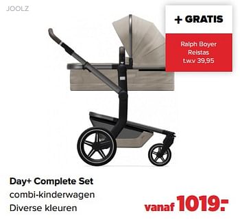 Aanbiedingen Day+ complete set combi-kinderwagen - Joolz - Geldig van 29/08/2022 tot 24/09/2022 bij Baby-Dump
