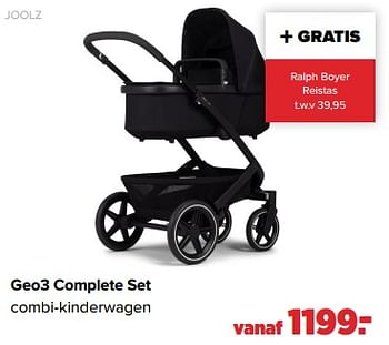 Aanbiedingen Geo3 complete set combi-kinderwagen - Joolz - Geldig van 29/08/2022 tot 24/09/2022 bij Baby-Dump