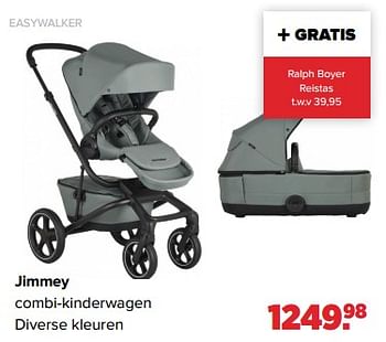Aanbiedingen Jimmey combi-kinderwagen - Easywalker - Geldig van 29/08/2022 tot 24/09/2022 bij Baby-Dump