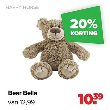 Aanbiedingen Bear bella - Happy Horse - Geldig van 29/08/2022 tot 24/09/2022 bij Baby-Dump