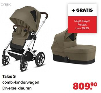 Aanbiedingen Talos s combi-kinderwagen - Cybex - Geldig van 29/08/2022 tot 24/09/2022 bij Baby-Dump