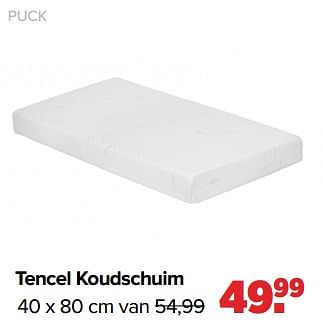 Aanbiedingen Tencel koudschuim - Puck - Geldig van 29/08/2022 tot 24/09/2022 bij Baby-Dump