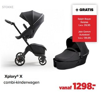 Aanbiedingen Xplory x combi-kinderwagen - Stokke - Geldig van 29/08/2022 tot 24/09/2022 bij Baby-Dump